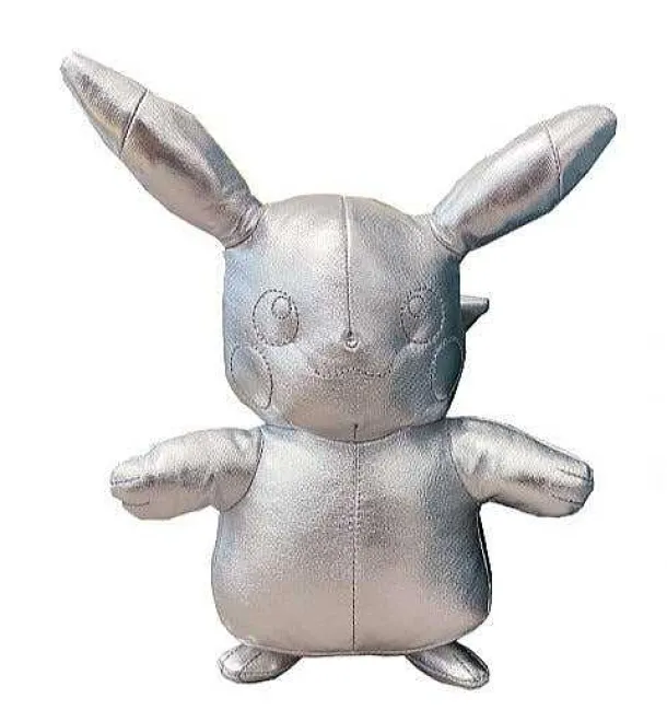 Pokemon Pikachu Stofftier In Silber Special Edition (Ca. 25Cm)