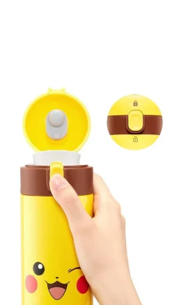 Pokemon Pikachu Thermo-Trinkflasche, 450 Ml