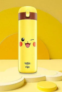 Pokemon Pikachu Thermo-Trinkflasche, 450 Ml