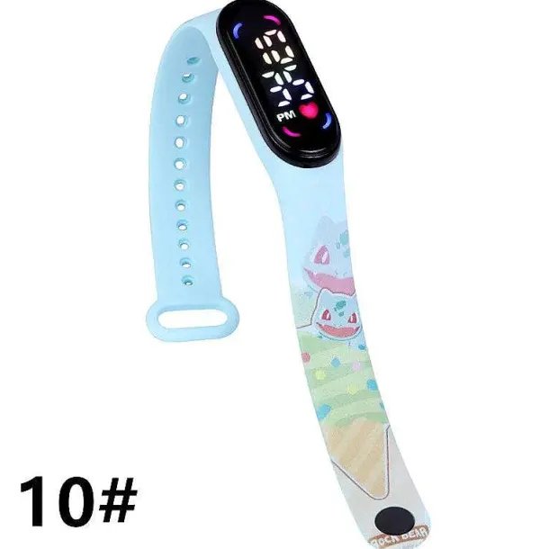 Pokemon Pikachu U. A. Digital Armbanduhr Fur Kinder