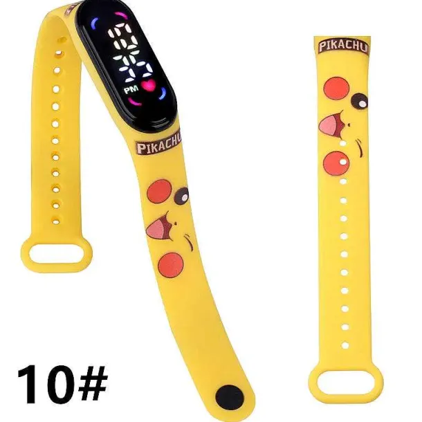 Pokemon Pikachu U. A. Digital Armbanduhr Fur Kinder