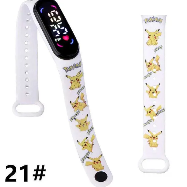 Pokemon Pikachu U. A. Digital Armbanduhr Fur Kinder