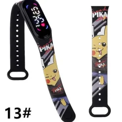 Pokemon Pikachu U. A. Digital Armbanduhr Fur Kinder