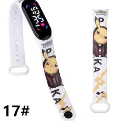 Pokemon Pikachu U. A. Digital Armbanduhr Fur Kinder