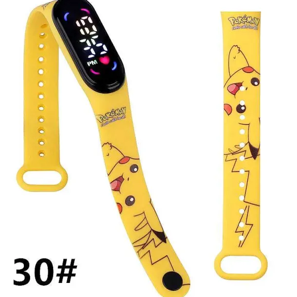 Pokemon Pikachu U. A. Digital Armbanduhr Fur Kinder