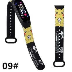 Pokemon Pikachu U. A. Digital Armbanduhr Fur Kinder