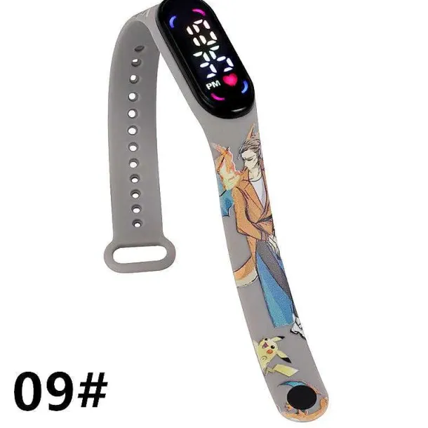 Pokemon Pikachu U. A. Digital Armbanduhr Fur Kinder