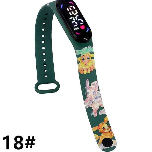 Pokemon Pikachu U. A. Digital Armbanduhr Fur Kinder