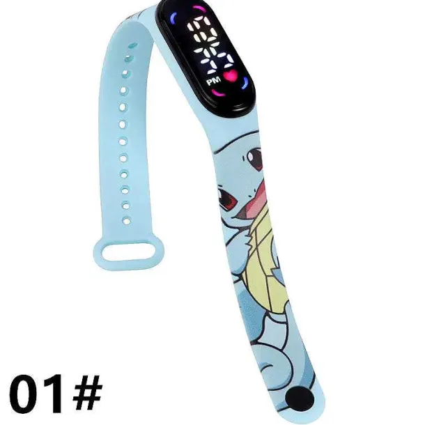 Pokemon Pikachu U. A. Digital Armbanduhr Fur Kinder