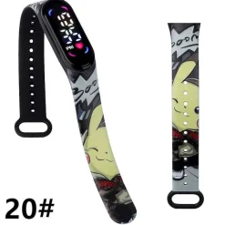 Pokemon Pikachu U. A. Digital Armbanduhr Fur Kinder