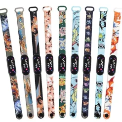 Pokemon Pikachu U. A. Digital Armbanduhr Fur Kinder