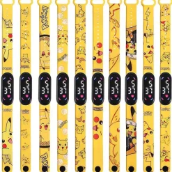 Pokemon Pikachu U. A. Digital Armbanduhr Fur Kinder