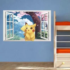 Pokemon Pikachu U. A. Wand Sticker