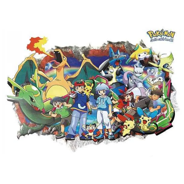 Pokemon Pikachu U. A. Wand Sticker