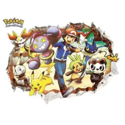 Pokemon Pikachu U. A. Wand Sticker