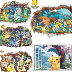 Pokemon Pikachu U. A. Wand Sticker
