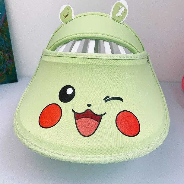 Pokemon Pikachu Visor Cap Fur Kinder