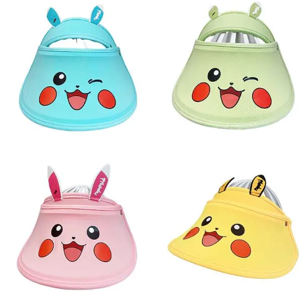 Pokemon Pikachu Visor Cap Fur Kinder