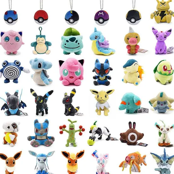 Pokemon Plusch Figuren - Grose Auswahl An Unterschiedlichen Motiven