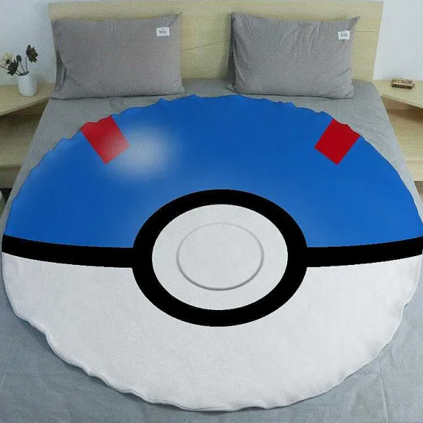 Pokemon Pokeball Flanell-Decke, 150 Cm
