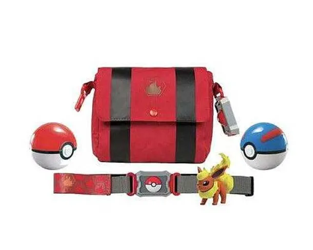 Pokemon Poke Ball Gurtel Mit 2X Pokeball Und 1X Figur