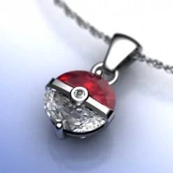 Pokemon Pokeball Halskette Mit Anhanger