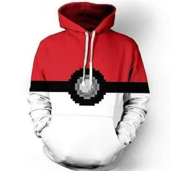Pokemon Pokeball Hoodie Fur Damen Und Herren
