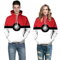 Pokemon Pokeball Hoodie Fur Damen Und Herren