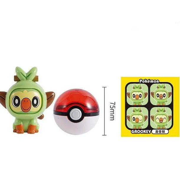 Pokemon Pokeball Mit Gesichtswechselnder Pokemonfigur