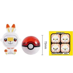 Pokemon Pokeball Mit Gesichtswechselnder Pokemonfigur