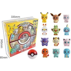 Pokemon Pokeball Mit Gesichtswechselnder Pokemonfigur