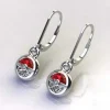 Pokemon Pokeball Ohrringe Silber