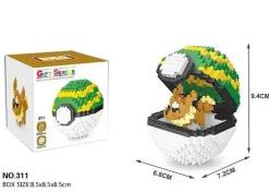 Pokemon Pokeball / Pokebälle Baustein Set