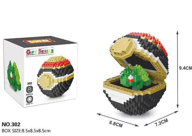 Pokemon Pokeball / Pokebälle Baustein Set