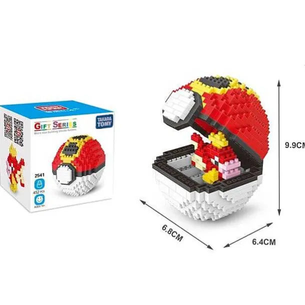 Pokemon Pokeball / Pokebälle Baustein Set