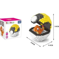 Pokemon Pokeball / Pokebälle Baustein Set