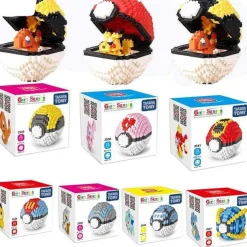 Pokemon Pokeball / Pokebälle Baustein Set
