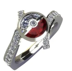 Pokemon Pokeball Ring