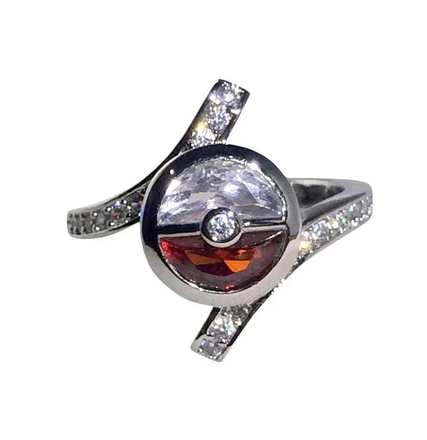 Pokemon Pokeball Ring