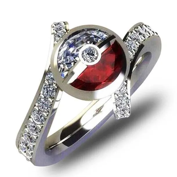 Pokemon Pokeball Ring