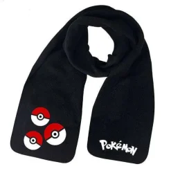 Pokemon Pokeball Schwarzer Schal