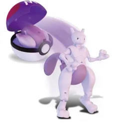 Pokemon Pokeball Set Mit Figur (Pikachu, Glurak, Bisaflor, Turtok, Garados)