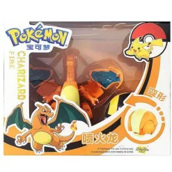 Pokemon Pokeball Set Mit Figur (Pikachu, Glurak, Bisaflor, Turtok, Garados)