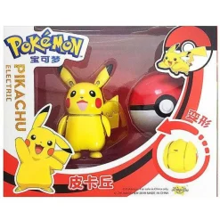 Pokemon Pokeball Set Mit Figur (Pikachu, Glurak, Bisaflor, Turtok, Garados)
