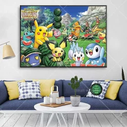 Pokemon Poster Kunstdrucke Ash Ketchum Pikachu Jigglypuff Etc.