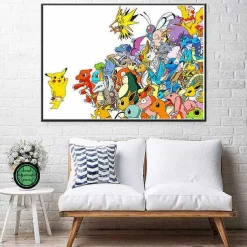 Pokemon Poster Kunstdrucke Ash Ketchum Pikachu Jigglypuff Etc.