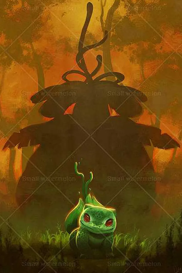Pokemon Poster Kunstdrucke Ungerahmt, Viele Motive