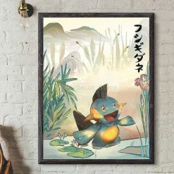 Pokemon Poster Kunstdruck Im Japanischen Stil