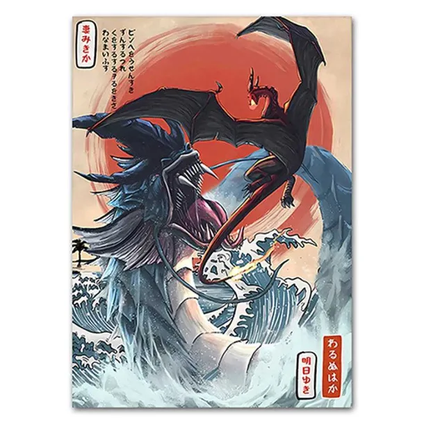 Pokemon Poster Kunstdruck Im Japanischen Stil - Viele Motive