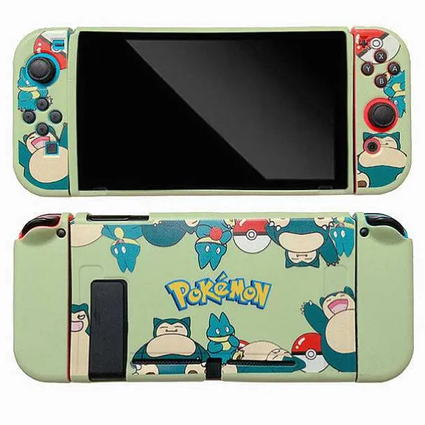 Pokemon Relaxo Switch-Tasche & -Schutzfolie
